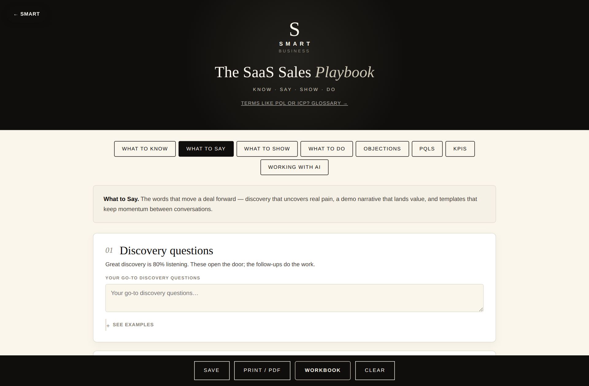 Discovery scripts — what to say, and why